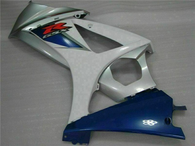 Bleu Blanc Kit Carénages Motos Complet Suzuki GSXR 1000 K7 2007-2008 Bleu Blanc Kit Carénages Motos Complet Suzuki GSXR 1000 K7 2007-2008