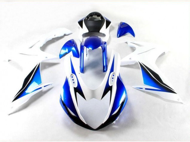 Bleu Blanc Kit Carénages Motos Complet Suzuki GSXR 600 / 750 K11 2011-2024 Bleu Blanc Kit Carénages Motos Complet Suzuki GSXR 600 / 750 K11 2011-2024