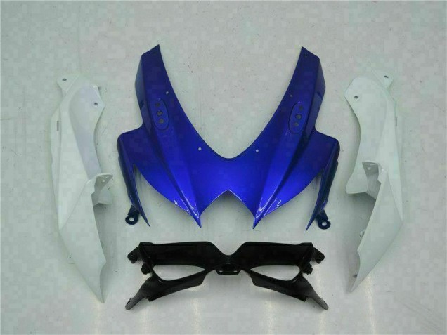 Bleu Blanc Kit Carénages Motos Complet Suzuki GSXR 600 / 750 K8 2008-2010 Bleu Blanc Kit Carénages Motos Complet Suzuki GSXR 600 / 750 K8 2008-2010