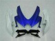 Bleu Blanc Kit Carénages Motos Complet Suzuki GSXR 600 / 750 K8 2008-2010 Bleu Blanc Kit Carénages Motos Complet Suzuki GSXR 600 / 750 K8 2008-2010