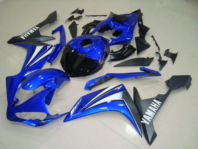 Bleu Blanc Kit Carénages Motos Complet Yamaha R1 2007-2008 Bleu Blanc Kit Carénages Motos Complet Yamaha R1 2007-2008