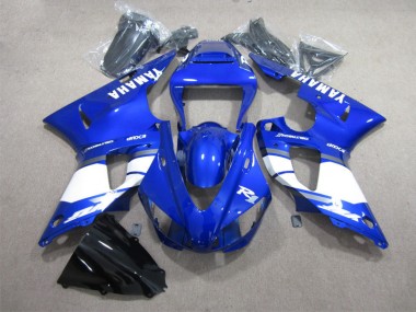 Bleu Blanc Kit Carénages Motos Complet Yamaha R1 2009-2011
