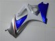 Bleu Blanc Kit Carénages Motos & Plastique Suzuki GSXR 1000 K7 2007-2008 Bleu Blanc Kit Carénages Motos & Plastique Suzuki GSXR 1000 K7 2007-2008