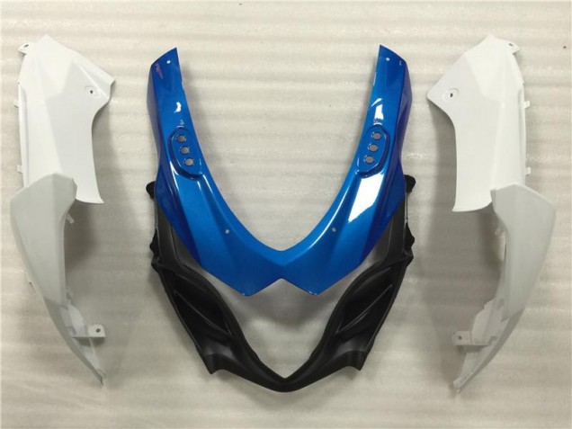 Bleu Blanc Kit Carénages Motos & Plastique Suzuki GSXR 1000 K9 2009-2016 Bleu Blanc Kit Carénages Motos & Plastique Suzuki GSXR 1000 K9 2009-2016