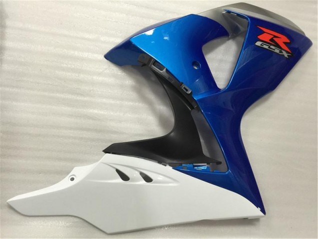 Bleu Blanc Kit Carénages Motos & Plastique Suzuki GSXR 1000 K9 2009-2016 Bleu Blanc Kit Carénages Motos & Plastique Suzuki GSXR 1000 K9 2009-2016