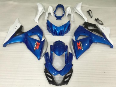 Bleu Blanc Kit Carénages Motos & Plastique Suzuki GSXR 1000 K9 2009-2016