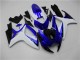 Bleu Blanc Kit Carénages Motos Suzuki GSXR 600 / 750 K6 2006-2007 Bleu Blanc Kit Carénages Motos Suzuki GSXR 600 / 750 K6 2006-2007