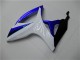 Bleu Blanc Kit Carénages Motos Suzuki GSXR 600 / 750 K6 2006-2007 Bleu Blanc Kit Carénages Motos Suzuki GSXR 600 / 750 K6 2006-2007