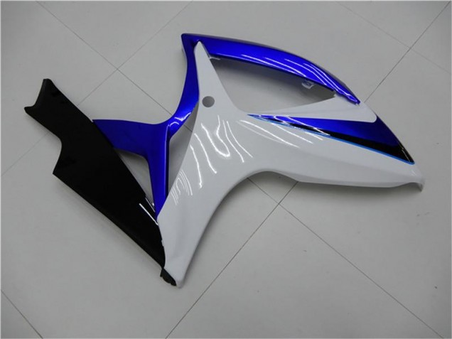 Bleu Blanc Kit Carénages Motos Suzuki GSXR 600 / 750 K6 2006-2007 Bleu Blanc Kit Carénages Motos Suzuki GSXR 600 / 750 K6 2006-2007
