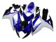 Bleu Blanc Kit Carénages Motos Suzuki GSXR 600 / 750 K6 2006-2007 Bleu Blanc Kit Carénages Motos Suzuki GSXR 600 / 750 K6 2006-2007