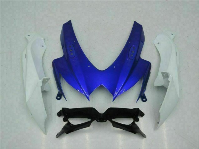 Bleu Blanc Kit Carénages Motos Suzuki GSXR 600 / 750 K8 2008-2010 Bleu Blanc Kit Carénages Motos Suzuki GSXR 600 / 750 K8 2008-2010