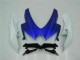 Bleu Blanc Kit Carénages Motos Suzuki GSXR 600 / 750 K8 2008-2010 Bleu Blanc Kit Carénages Motos Suzuki GSXR 600 / 750 K8 2008-2010