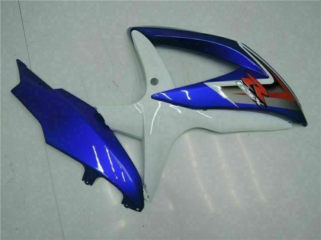 Bleu Blanc Kit Carénages Motos Suzuki GSXR 600 / 750 K8 2008-2010 Bleu Blanc Kit Carénages Motos Suzuki GSXR 600 / 750 K8 2008-2010