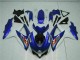 Bleu Blanc Kit Carénages Motos Suzuki GSXR 600 / 750 K8 2008-2010 Bleu Blanc Kit Carénages Motos Suzuki GSXR 600 / 750 K8 2008-2010