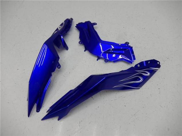 Bleu Blanc Noir Carénage Moto Kawasaki EX300 2013-2016 Bleu Blanc Noir Carénage Moto Kawasaki EX300 2013-2016