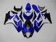 Bleu Blanc Noir Carénage Moto Suzuki GSXR 1000 K7 2007-2008 Bleu Blanc Noir Carénage Moto Suzuki GSXR 1000 K7 2007-2008