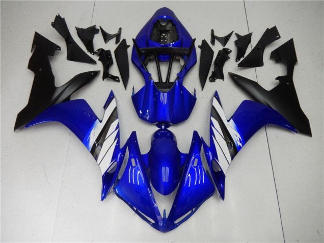 Bleu Blanc Noir Carénage Moto Yamaha R1 2004-2006 Bleu Blanc Noir Carénage Moto Yamaha R1 2004-2006