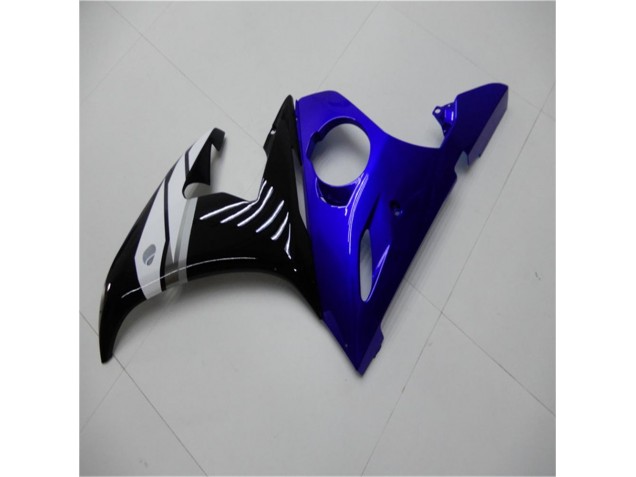 Bleu Blanc Noir Carénage Moto Yamaha R6 2003-2005 Bleu Blanc Noir Carénage Moto Yamaha R6 2003-2005