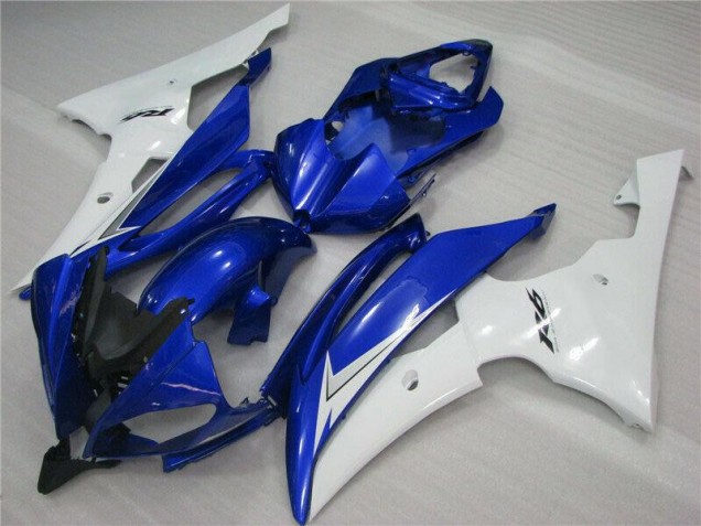 Bleu Blanc Noir Carénage Moto Yamaha R6 2008-2016 Bleu Blanc Noir Carénage Moto Yamaha R6 2008-2016
