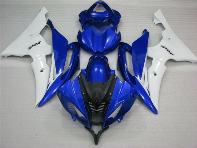 Bleu Blanc Noir Carénage Moto Yamaha R6 2008-2016 Bleu Blanc Noir Carénage Moto Yamaha R6 2008-2016