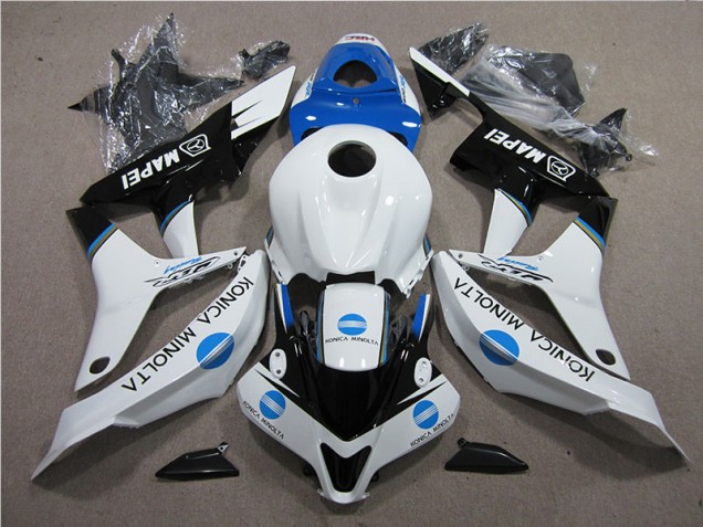 Bleu Blanc Noir Konica Minolta MAPEI Carénage Moto Honda CBR 600 RR 2007-2008 Bleu Blanc Noir Konica Minolta MAPEI Carénage Moto Honda CBR 600 RR 2007-2008