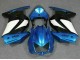 Bleu Blanc Noir Ninja Carénages Moto Kawasaki EX250 2008-2012 Bleu Blanc Noir Ninja Carénages Moto Kawasaki EX250 2008-2012