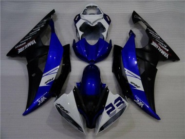Bleu Blanc Noir YEC 23 Carénage Moto Yamaha R6 2008-2016