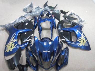 Bleu Blanc Or Décalque Carénage Moto Suzuki GSXR 1300 Hayabusa 2008-2019