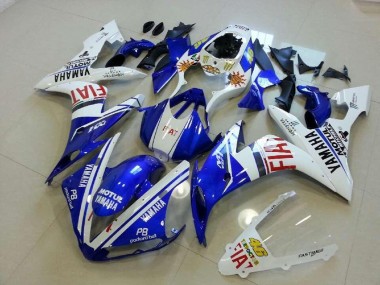 Bleu Blanc Rouge Carénage Moto Yamaha R1 2004-2006