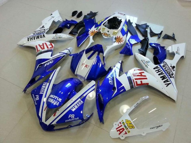 Bleu Blanc Rouge Carénage Moto Yamaha R1 2004-2006 Bleu Blanc Rouge Carénage Moto Yamaha R1 2004-2006