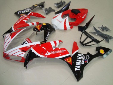 Bleu Blanc Rouge Noir Carénage Moto Yamaha R1 2004-2006