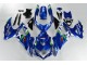 Bleu Blanc Vert Carénage Moto Suzuki GSXR 600 / 750 K8 2008-2010 Bleu Blanc Vert Carénage Moto Suzuki GSXR 600 / 750 K8 2008-2010