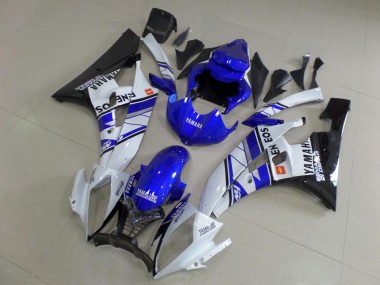 Bleu Bleu Blanc ENEOS Carénage Moto Yamaha R6 2006-2007