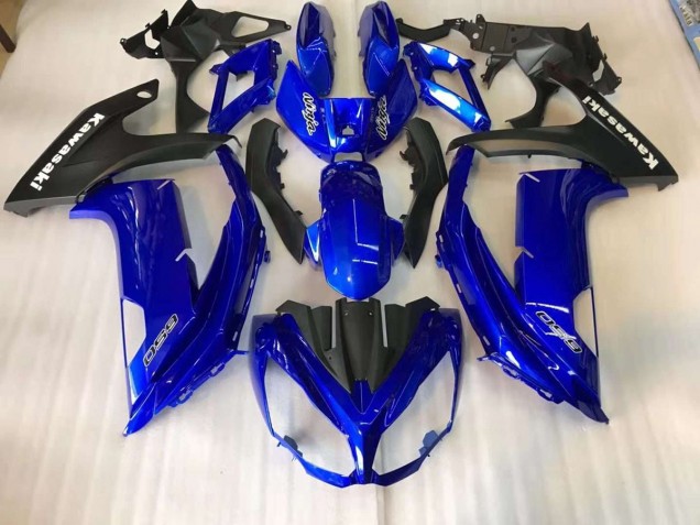 Bleu Carénage Moto Kawasaki EX650 2012-2016 Bleu Carénage Moto Kawasaki EX650 2012-2016