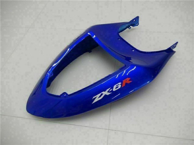 Bleu Carénage Moto Kawasaki ZX6R 2005-2006 Bleu Carénage Moto Kawasaki ZX6R 2005-2006