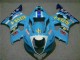 Bleu Carénage Moto Suzuki GSXR 1000 K3 2003-2004 Bleu Carénage Moto Suzuki GSXR 1000 K3 2003-2004