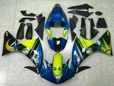 Bleu Carénage Moto Yamaha R1 2009-2011