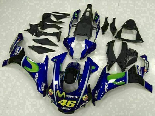Bleu Carénage Moto Yamaha R1 2015-2019 Bleu Carénage Moto Yamaha R1 2015-2019