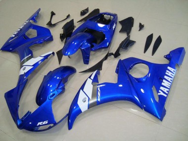 Bleu Carénage Moto Yamaha R6 2003-2005