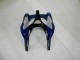 Bleu Carénages Moto Kawasaki ZX6R 2000-2002 Bleu Carénages Moto Kawasaki ZX6R 2000-2002