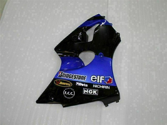 Bleu Carénages Moto Kawasaki ZX6R 2000-2002 Bleu Carénages Moto Kawasaki ZX6R 2000-2002