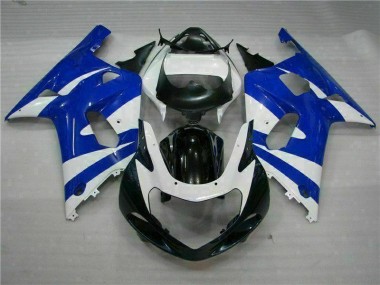Bleu Carénages Moto Suzuki GSXR 600 / 750 K1 K2 K3 2001-2003