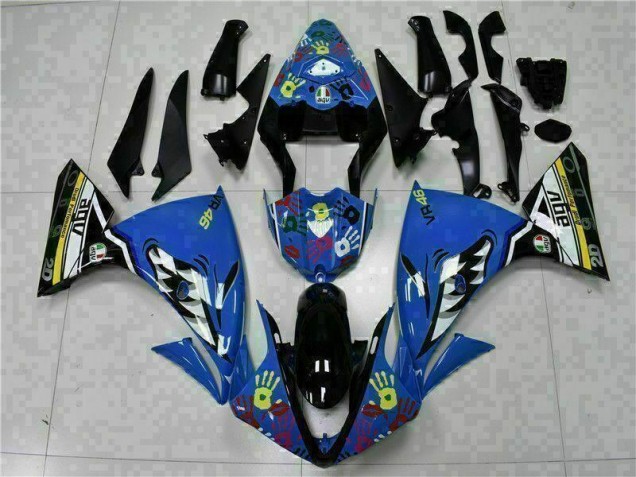 Bleu Carénages Moto Yamaha R1 2009-2011 Bleu Carénages Moto Yamaha R1 2009-2011