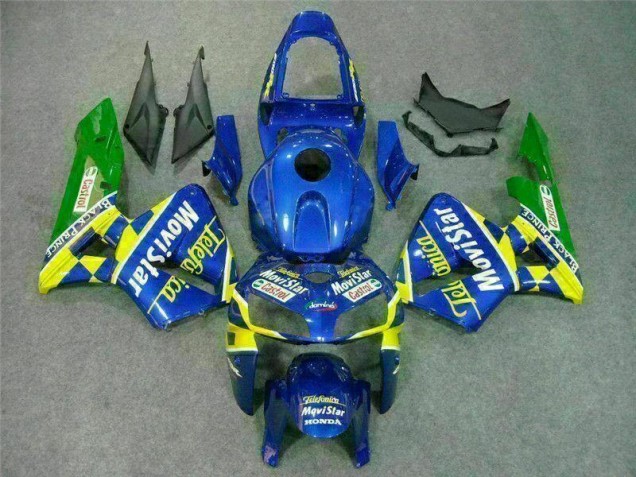Bleu Carrosserie Moto Honda CBR 600 RR 2005-2006 Bleu Carrosserie Moto Honda CBR 600 RR 2005-2006