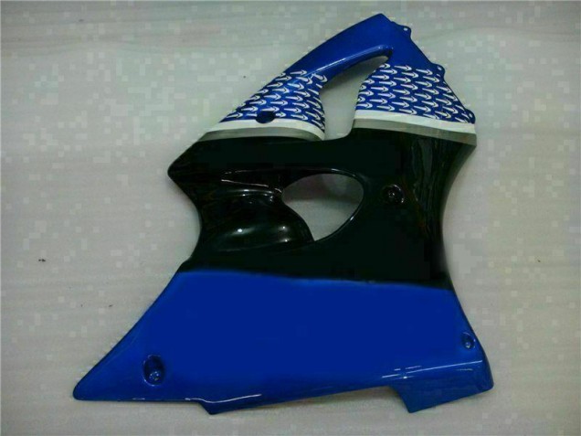 Bleu Carrosserie Moto Kawasaki ZX6R 2000-2002 Bleu Carrosserie Moto Kawasaki ZX6R 2000-2002