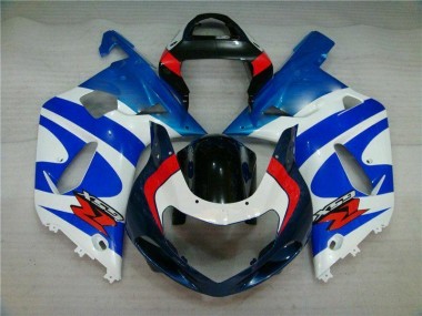Bleu Carrosserie Moto Suzuki GSXR 600 / 750 K1 K2 K3 2001-2003