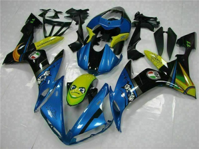 Bleu Carrosserie Moto Yamaha R1 2004-2006 Bleu Carrosserie Moto Yamaha R1 2004-2006