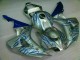 Bleu Flamme Argent Carénage Moto Honda CBR 1000 RR 2006-2007 Bleu Flamme Argent Carénage Moto Honda CBR 1000 RR 2006-2007