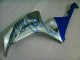 Bleu Flamme Argent Carénage Moto Honda CBR 1000 RR 2006-2007 Bleu Flamme Argent Carénage Moto Honda CBR 1000 RR 2006-2007