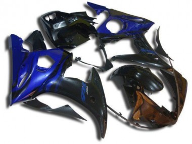 Bleu Flamme Carénage Moto Yamaha R6 2003-2005